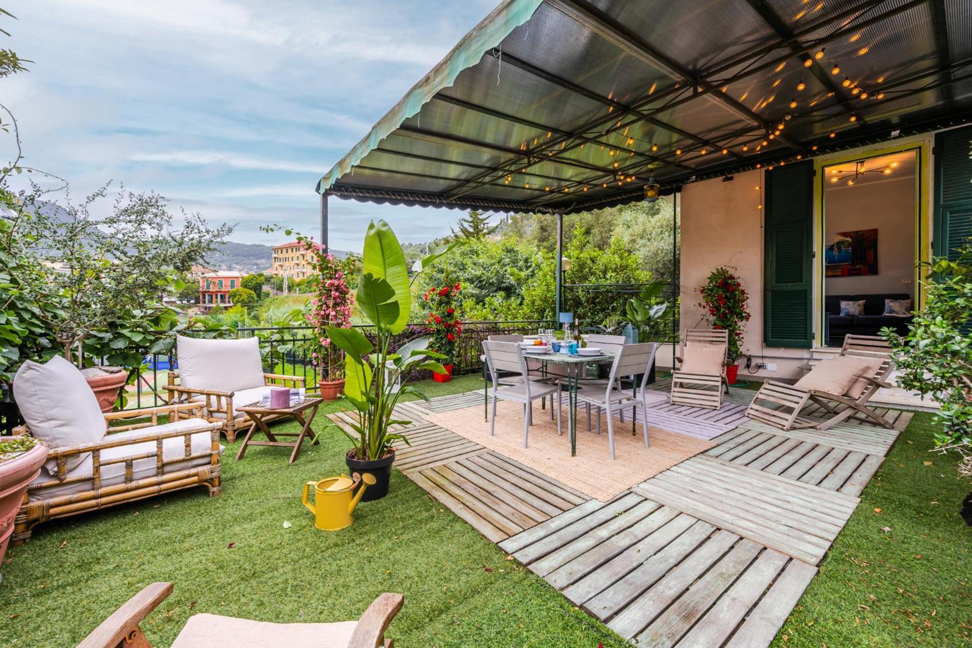 Terrazza Portofino Splendido Appartamento Con Piscina Idromassaggio - Parcheggio Gratis ซานตา มาร์เกอริตา ลีกูเร ภายนอก รูปภาพ