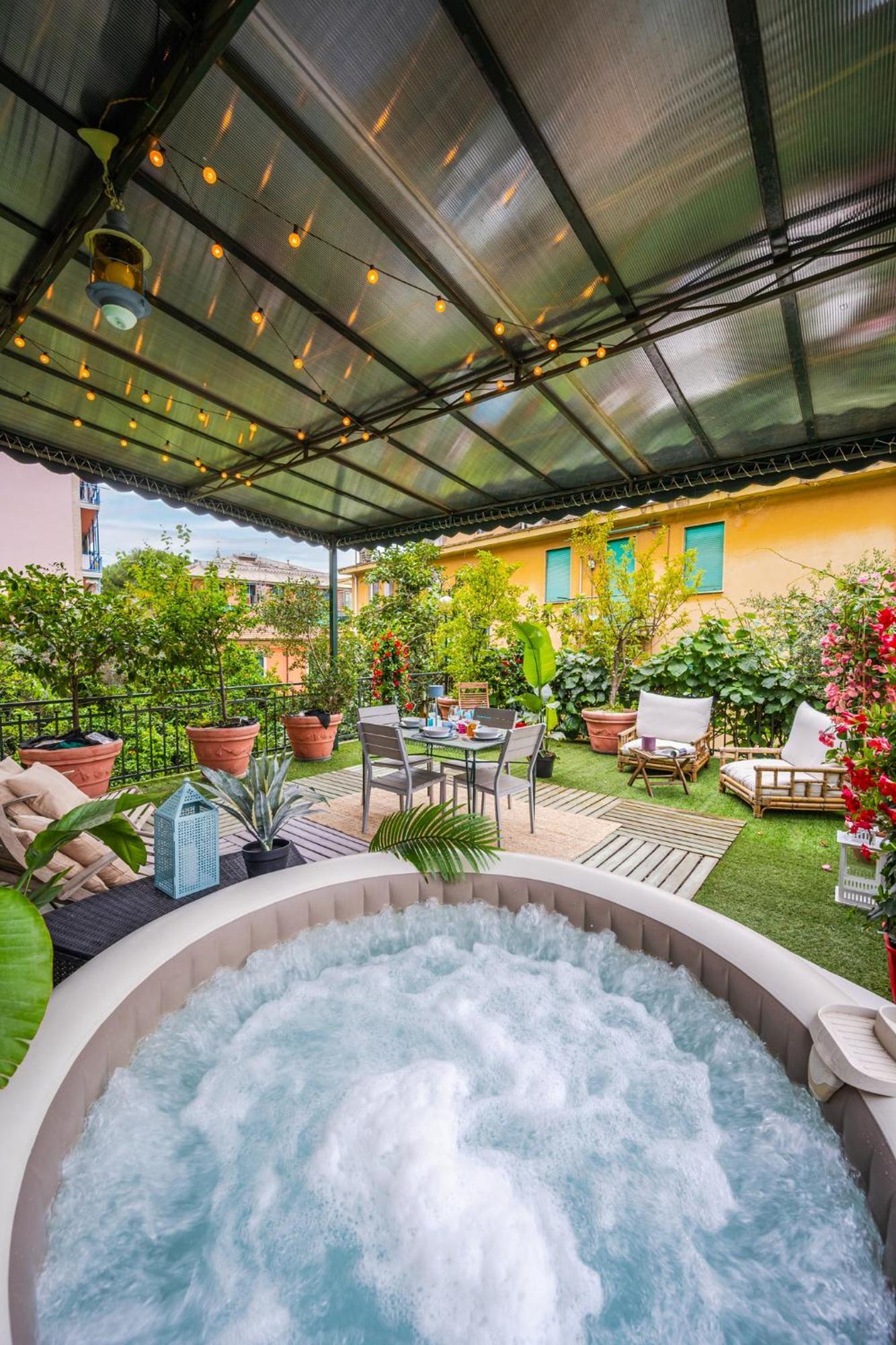 Terrazza Portofino Splendido Appartamento Con Piscina Idromassaggio - Parcheggio Gratis ซานตา มาร์เกอริตา ลีกูเร ภายนอก รูปภาพ