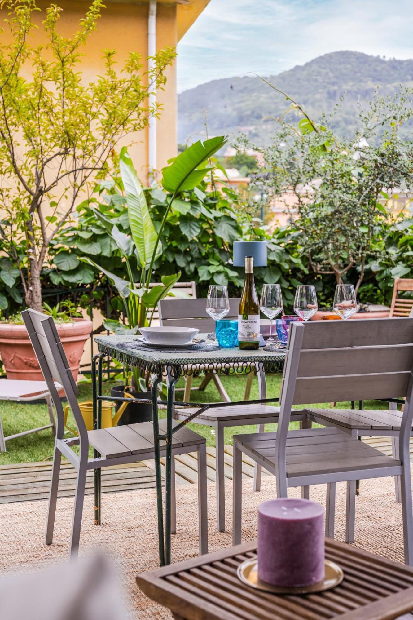 Terrazza Portofino Splendido Appartamento Con Piscina Idromassaggio - Parcheggio Gratis ซานตา มาร์เกอริตา ลีกูเร ภายนอก รูปภาพ